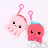 Japanese and Korean octopus coin purse, plush children's wallet, cartoon cute little wallet, earphone data cable storage case Specification image
